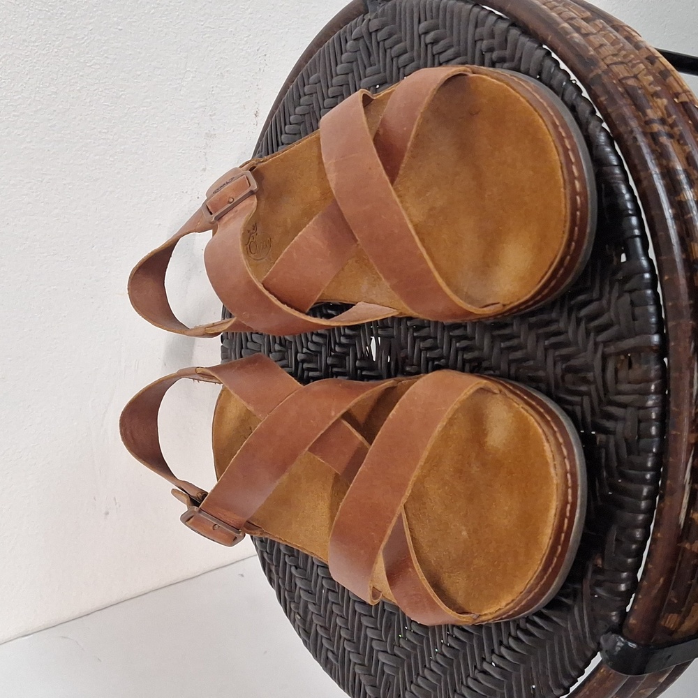 Chaco Women's Wayfarer Sandal, Rust, Size 12 Medium US - Picture 7 of 13